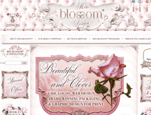 Tablet Screenshot of blossomgraphicdesign.com